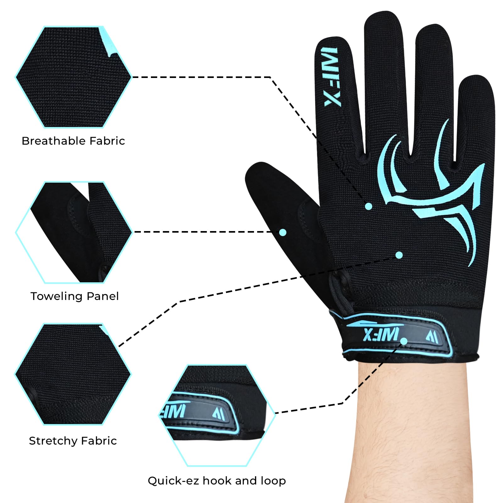 Guantes de ciclismo de dedo completo con pantalla táctil para MTB, carretera, BMX y motocicleta, acolchados antideslizantes transpirables