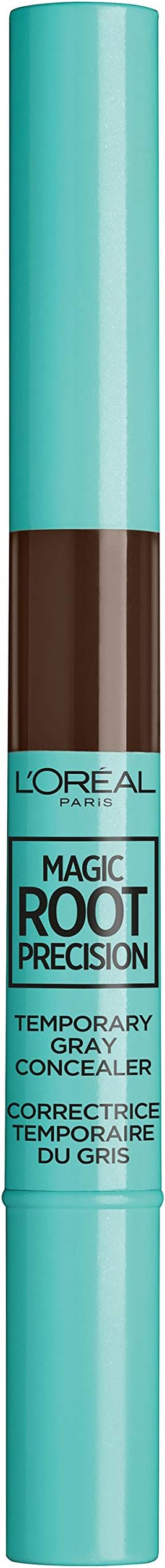Hair Color Magic Root Precision Temporary Gray Hair Color Concealer Brush, 5 Medium Brown, 0.05 Fluid Ounce