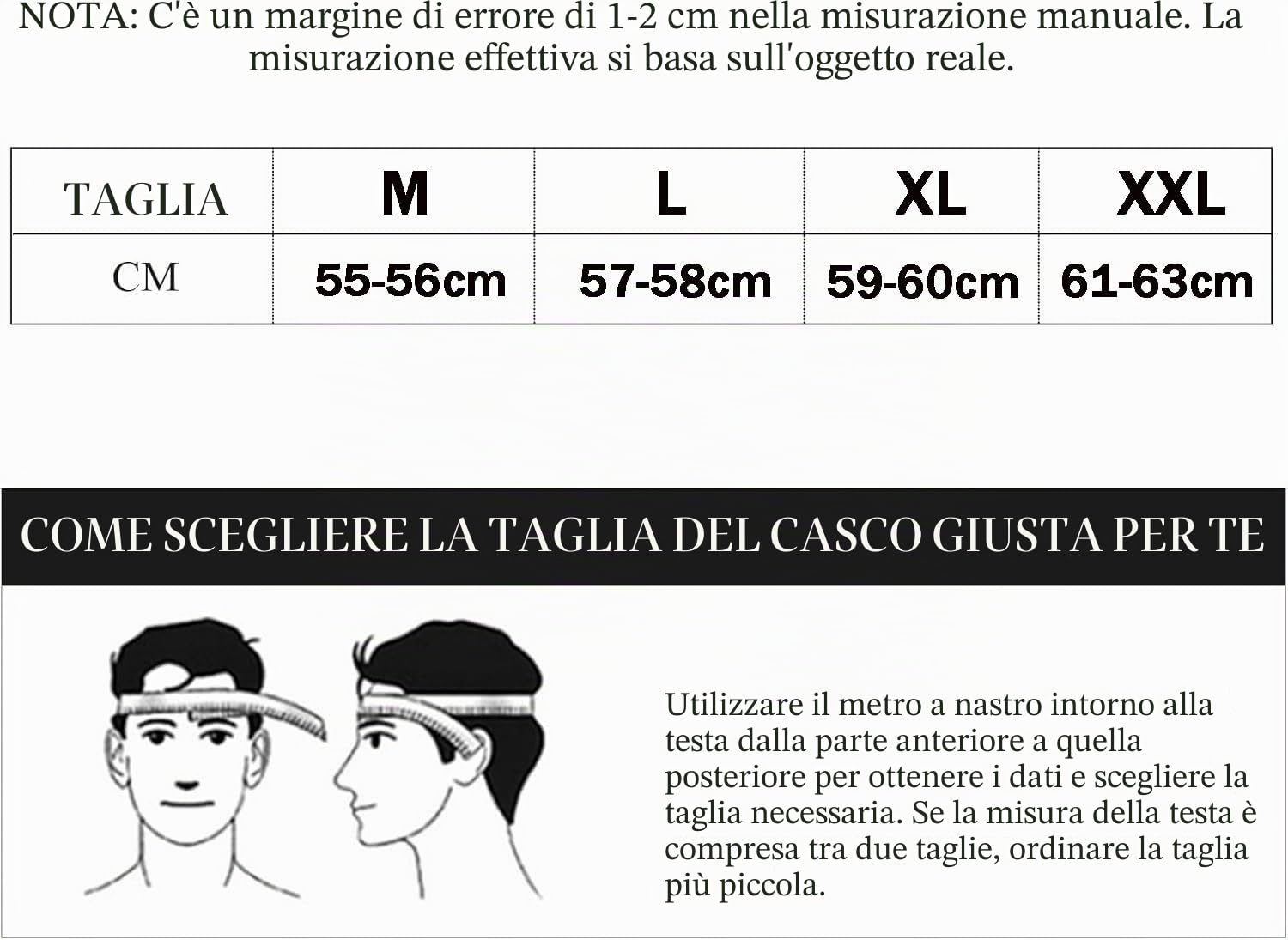 Caschi integrali da Moto in Fibra di Carbonio con Spoiler, Casco da Moto da Strada Sportivo da Turismo, omologato ECE/DOT E,L=57-58cm