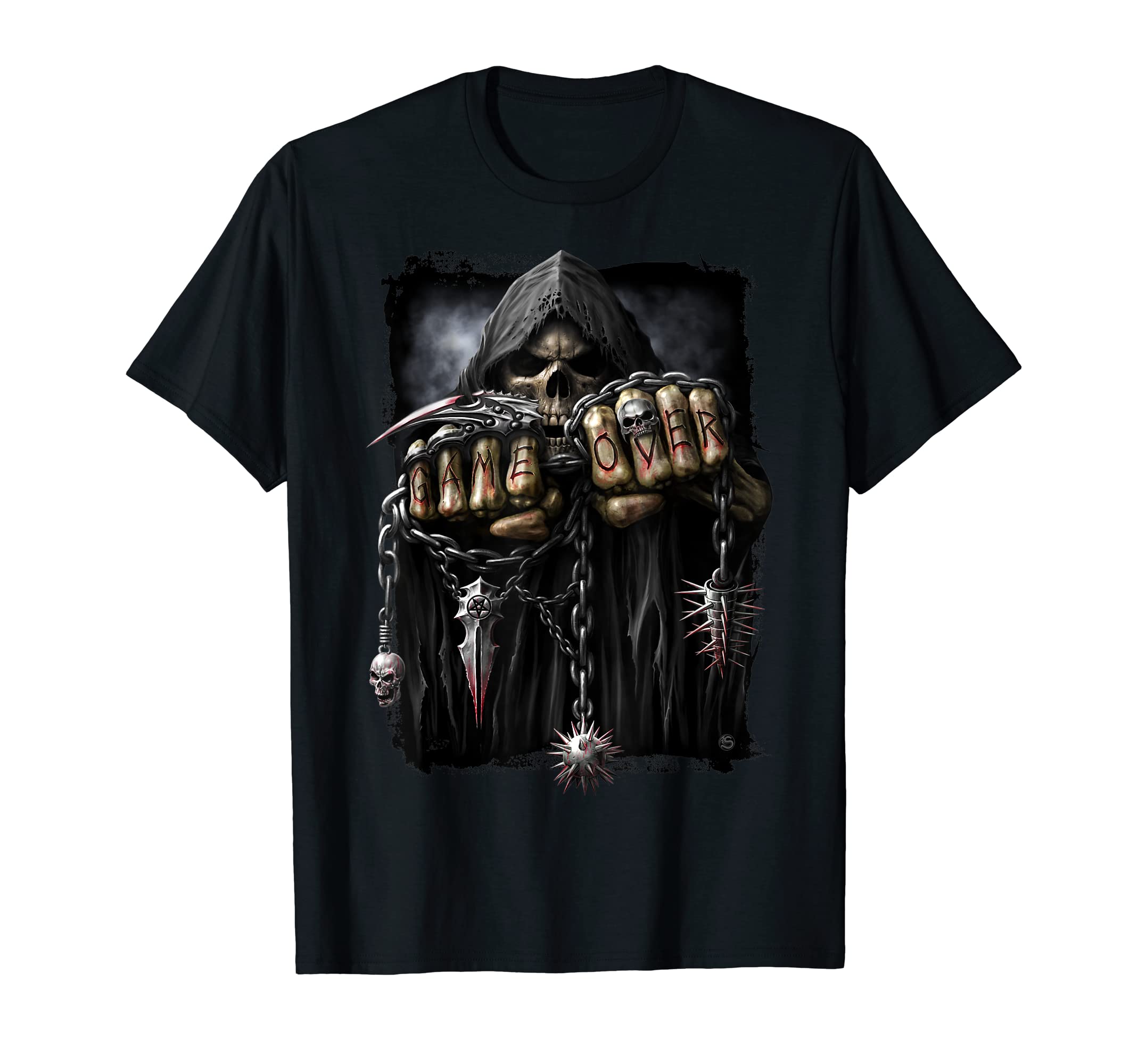 Original - Game Over - Gothic Reaper T-Shirt