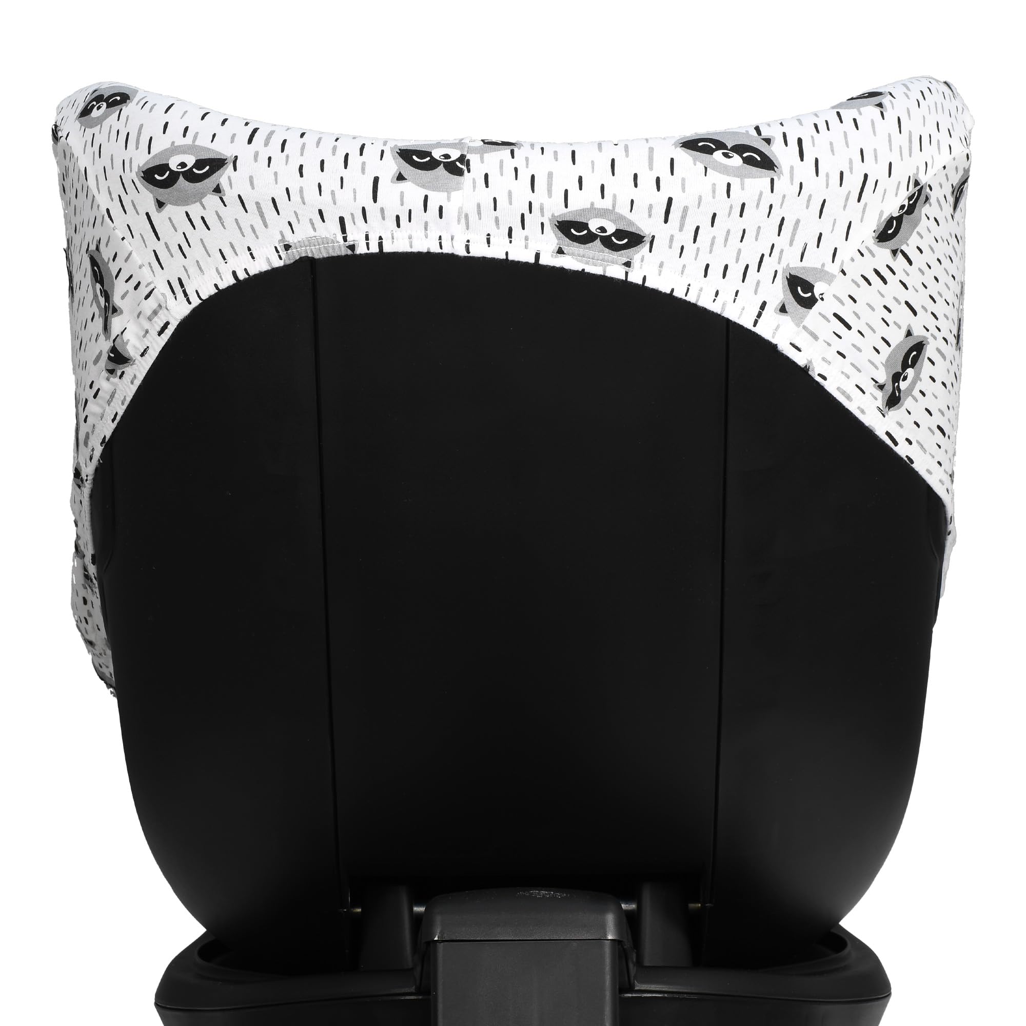 JYOKO KIDS Rivestimento per seggiolino auto in cotone compatibile con Maxi Cosi (Maxi Cosi Mica Eco I-Size, Raccoon)