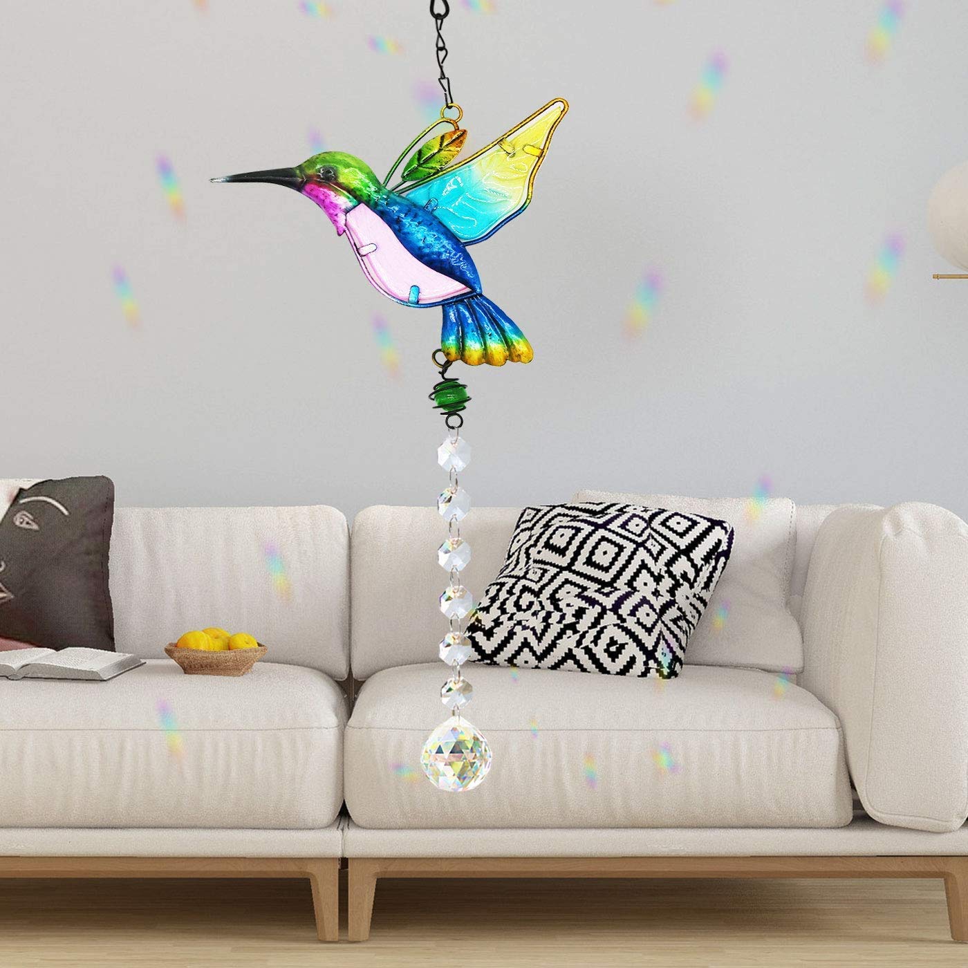 Attrape-soleil En Forme De Colibri, Ornement En Cristal à Suspendre