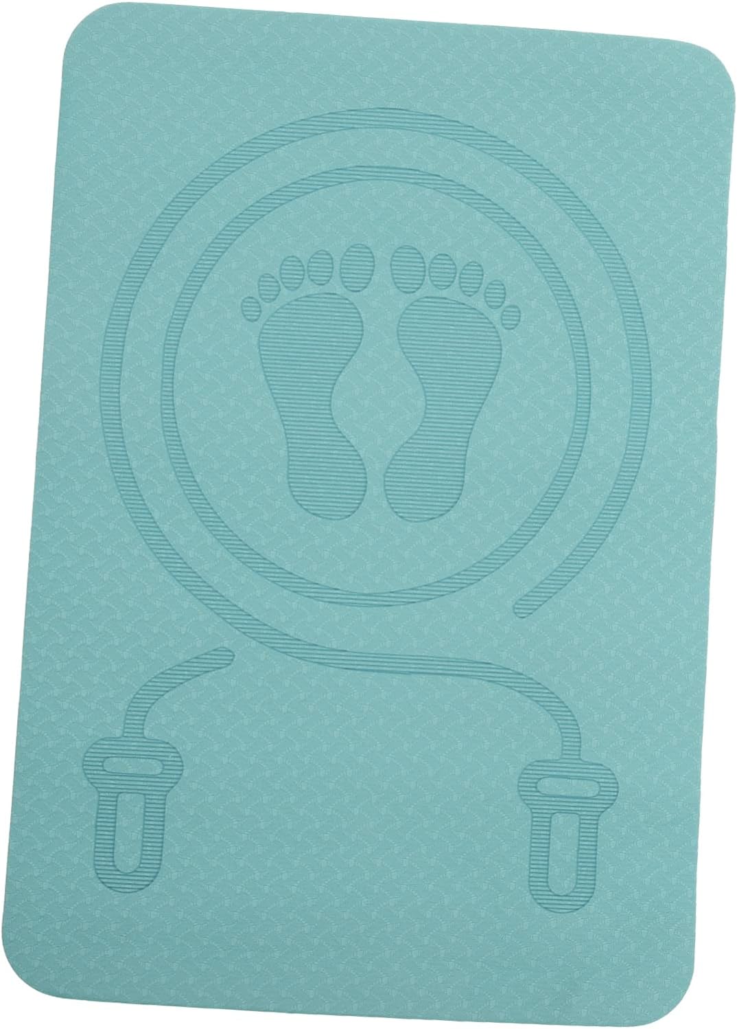 SUPVOX Tpe Non Slip Skipping Mat Shock Absorption Exercise Mat for Jump Rope Indoor Fitness Yoga for Home Gym