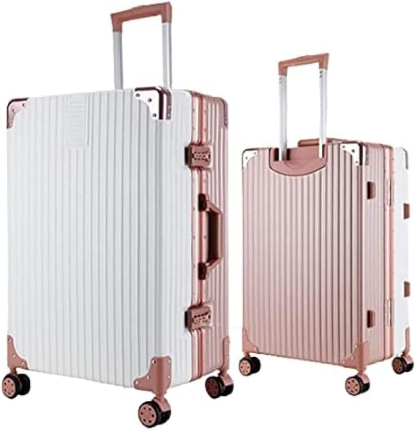 スーツケース アルミフレーム 軽量 キャリーケース 耐衝撃 ピンク XL 78L Amazon.co.jp: [Yuweijie] スーツケース アルミフレームタイプ