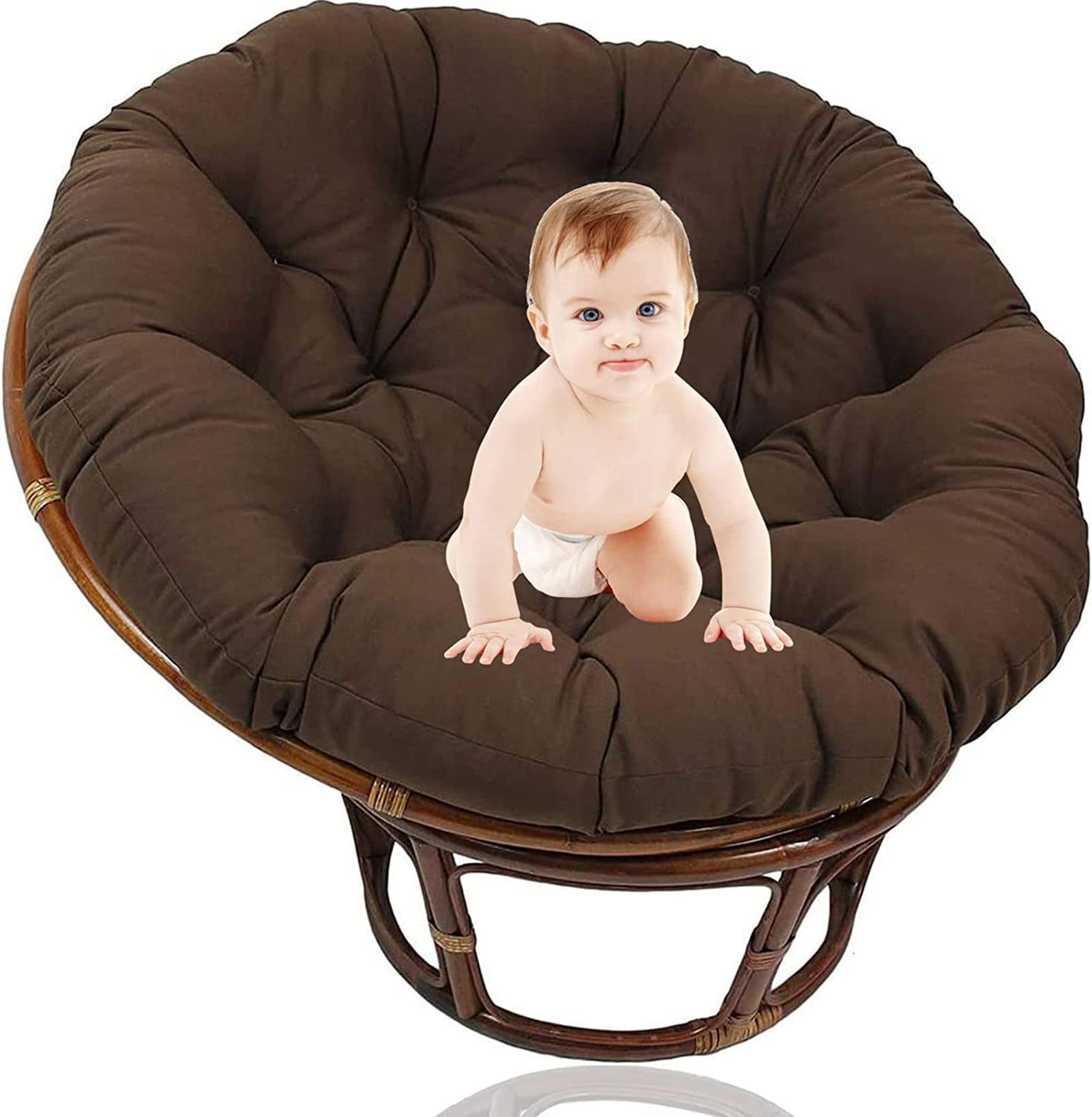 Coussin d'œuf suspendu imperméable grand format 150x110cm coloris D