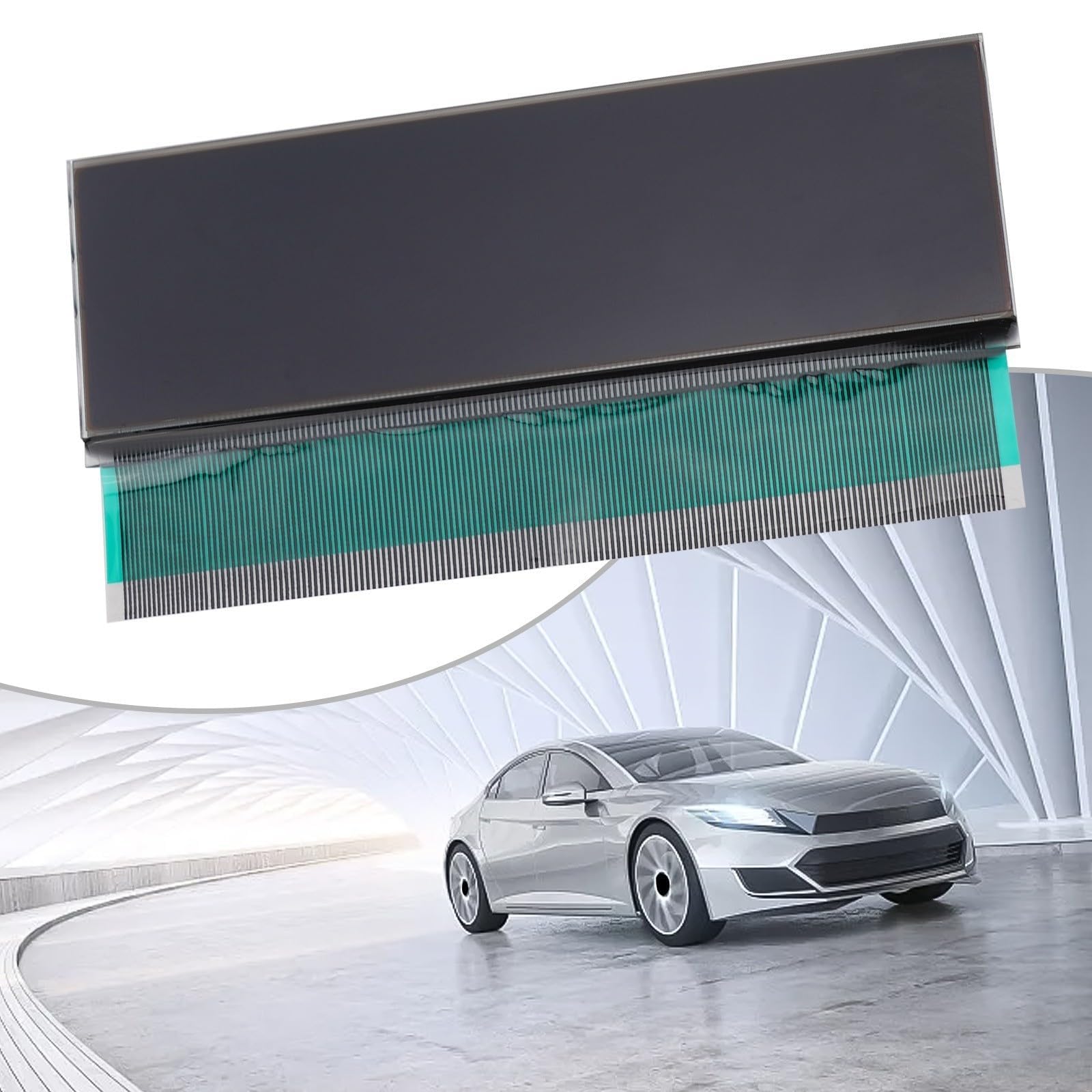 Schermo LCD di ricambio per display 206 307 C5 per Xsara Navigation Radio, bianco/nero pannello in vetro diretto