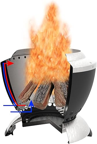 Miniatura 6 de Cuisinart COH-755 Cleanburn - Fogata de mesa sin humo de 7.5 pulgadas, base extraíble fácil de limpiar para cenizas