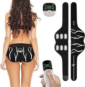 Amazon.co.jp: EMS 腹筋ベルト 腹筋パッド 臀部トレーニング器具 10