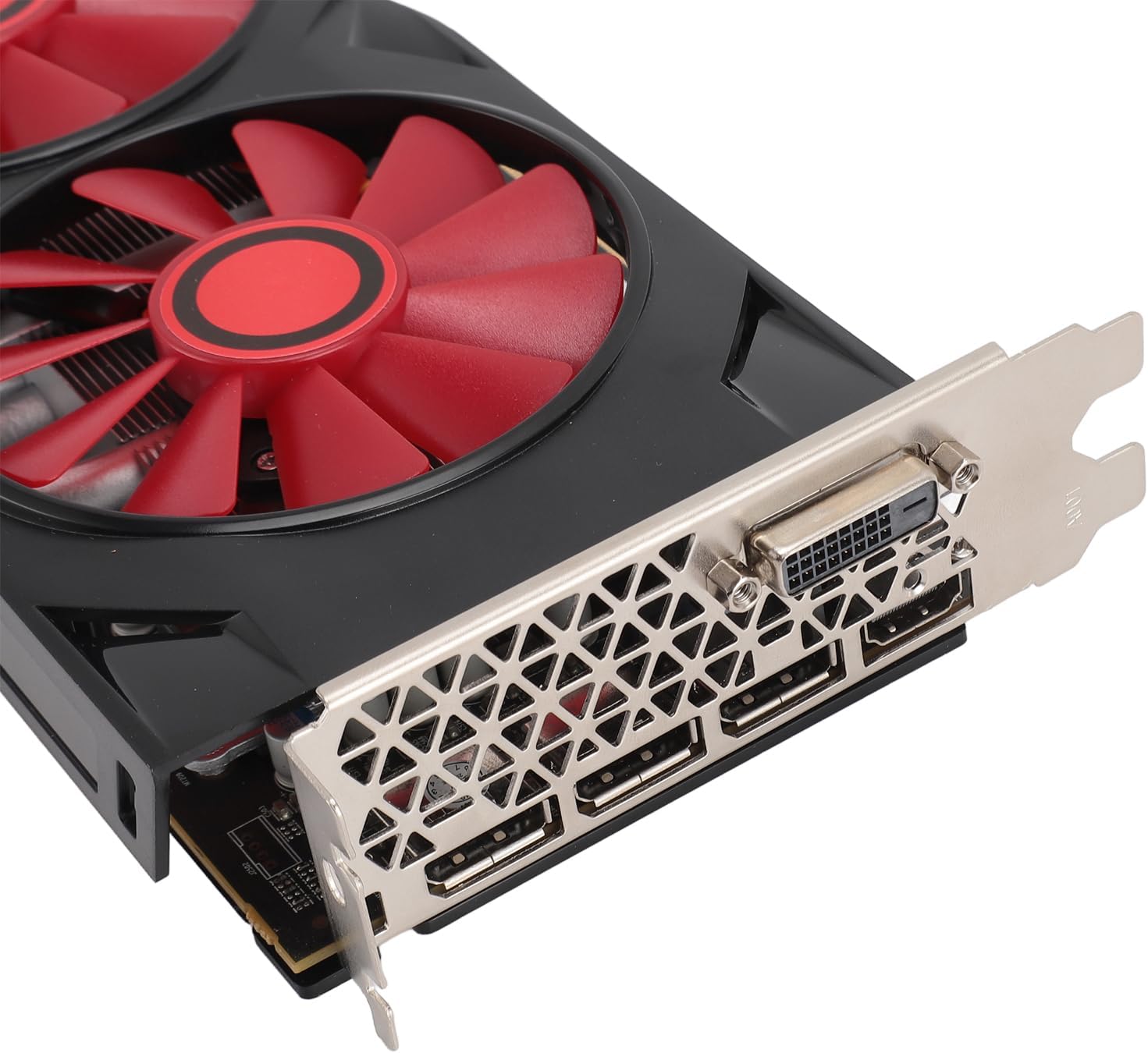 Game Graphics Card, RX580 8GB GDDR5 256bit Quiet Dual Cooling Fan PCIe Gaming Graphics Card, with PCI Express 2.0 16X Slot, PCB Material, for Desktop PC - Image 4