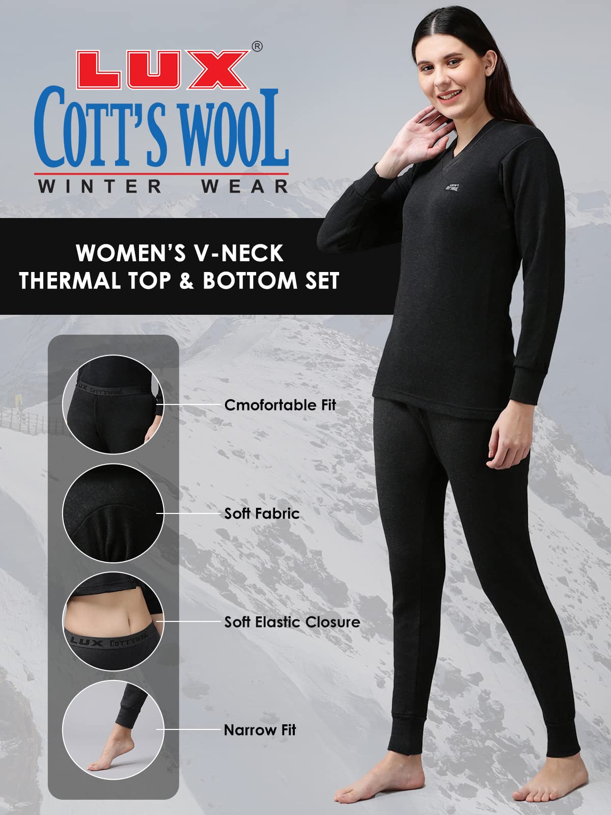 Lux Cottswool Spodnie damskie