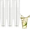 Matana - 300 Crystal Clear Multi-use Plastic Shot Glasses Mini Tasting Cups for Party - 30ml