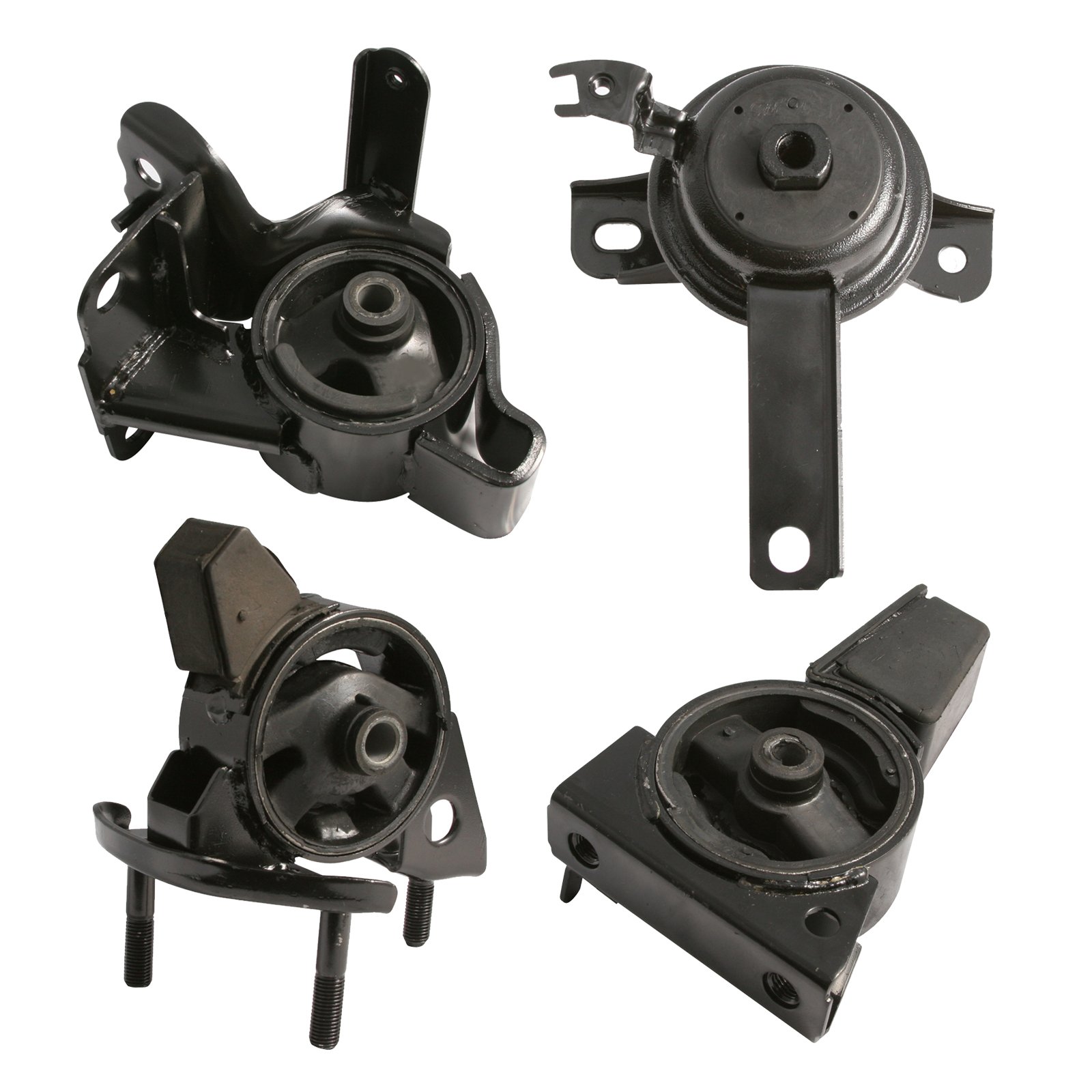 Photo 1 of 4pcs Motor Mounts Set Kit Fits Automatic Transmission Only, Compatible with 98-02 Toyota Corolla and 98-02 Chevy Prizm - 4Cylinder Engine Mounts