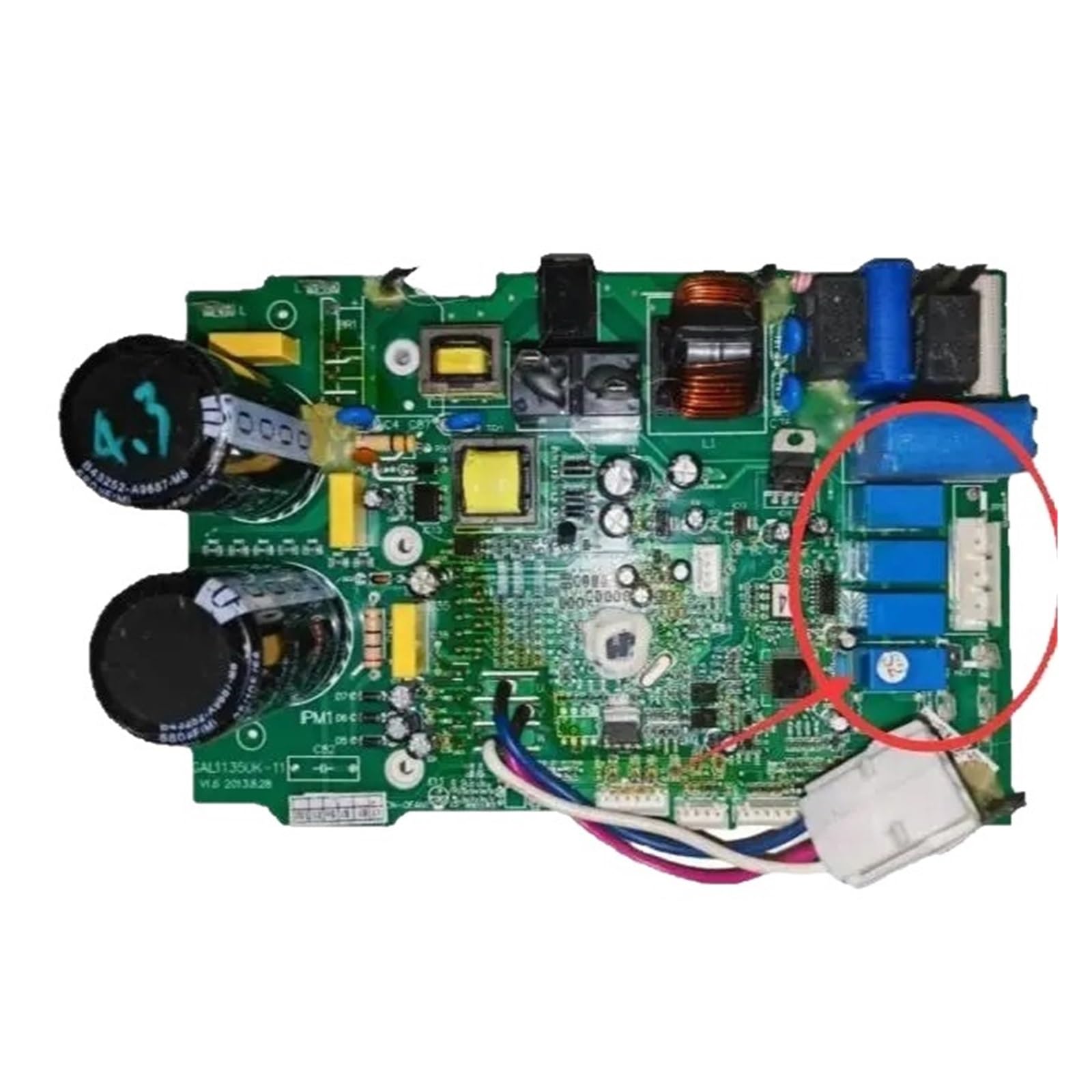 Pmnvbcytq 4 Relays ，Compatible For Galanz，Variable Frequency Air Conditioner Gal1135uk-11R-P0019 Motherboard Computer Board(4 Relays)
