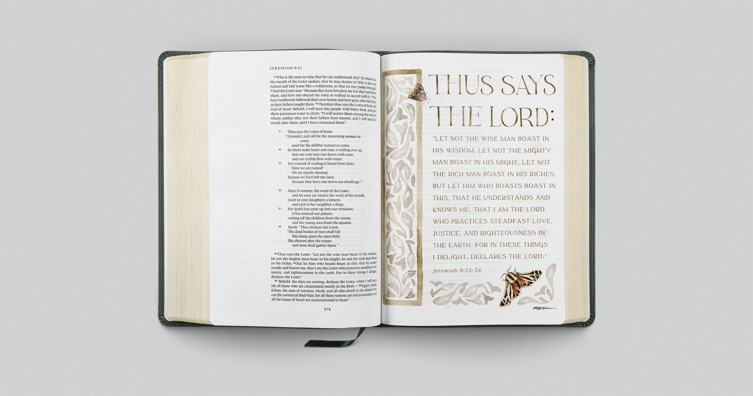 ESV GraceLaced Bible, Journaling Edition (TruTone, Quiet Forest)