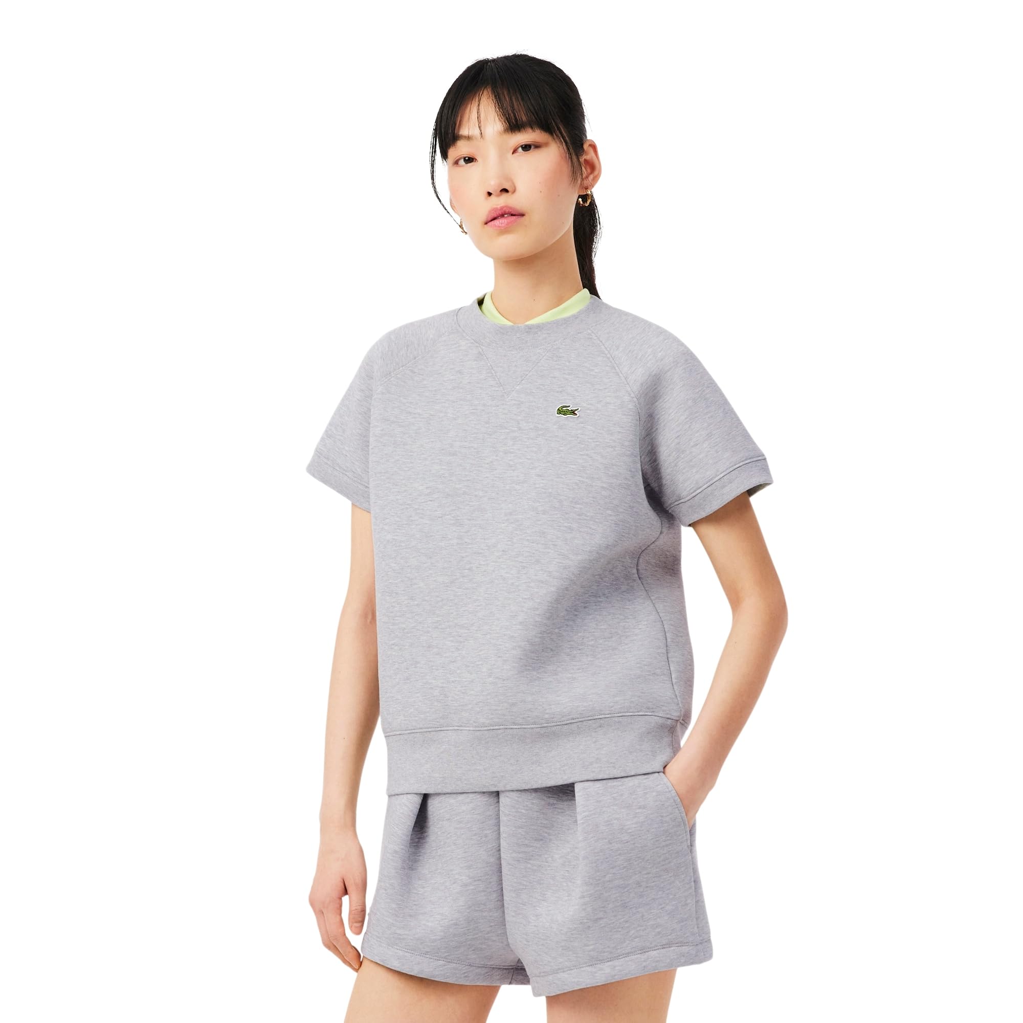 Regular Fit Short Sleeved Sweatshirt-image-0
