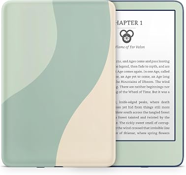 Tacky Design Colorwave Skin for Kindle Paperwhite Skin Wrap Decal Classic Color Vinyl, Premium 3M Decal Sticker for Full Surface Coverage Kindle Paperwhite 11th Gen, 2021