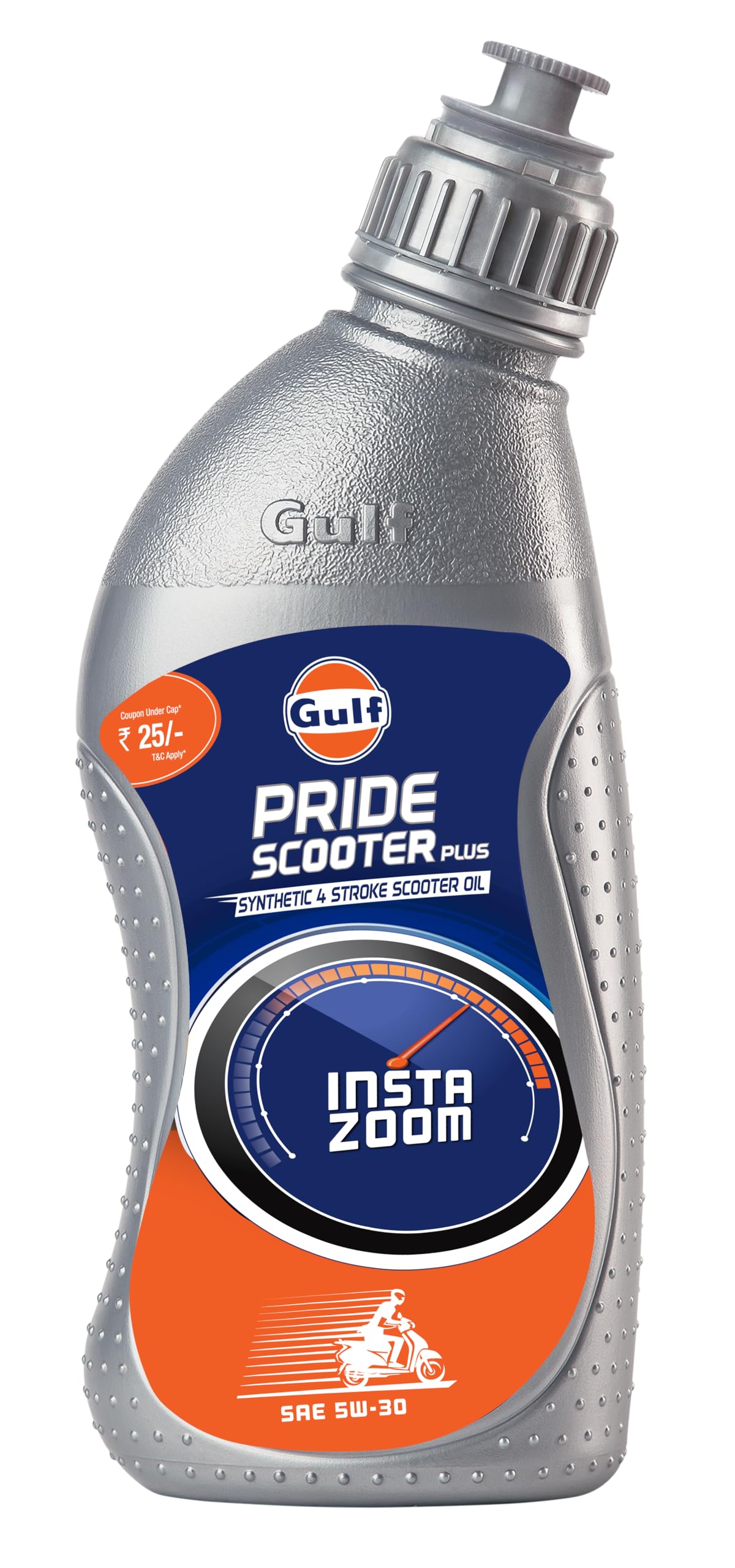 GULF Pride Scooter Plus SAE 5W30 API SN JASO MB Synthetic Engine Oil[600 mL]