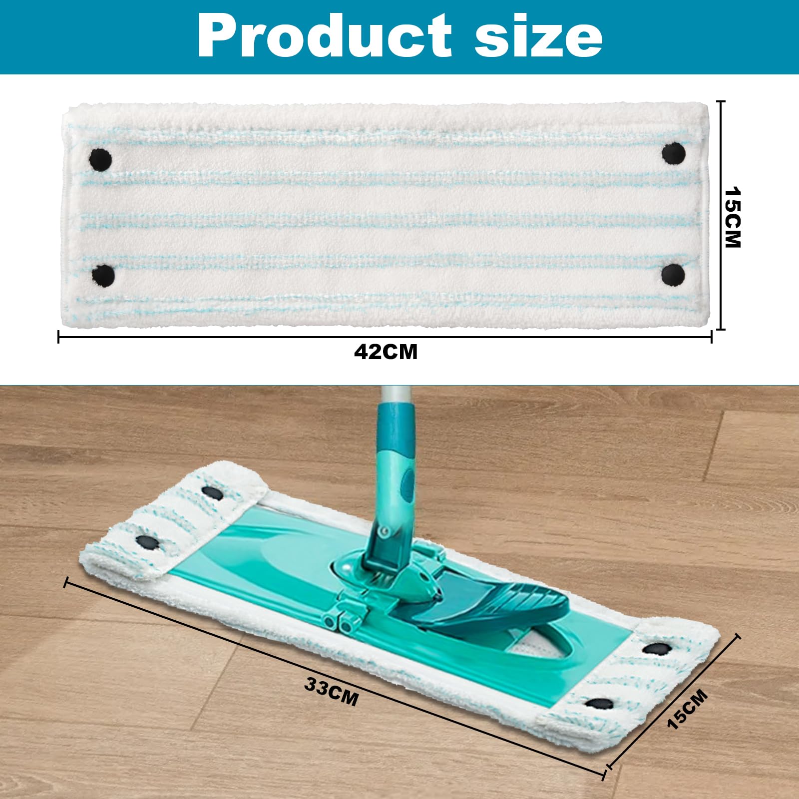 Com-four® 4X Panni Premium - Panno Di Ricambio Professionale In - 9