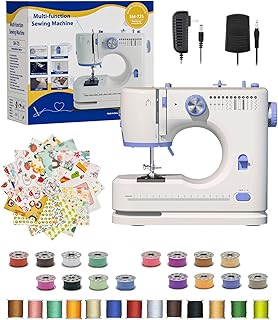 Portable Sewing Machine, Lncludes Beginner Basic Sewing Machine Kit, 12 ...