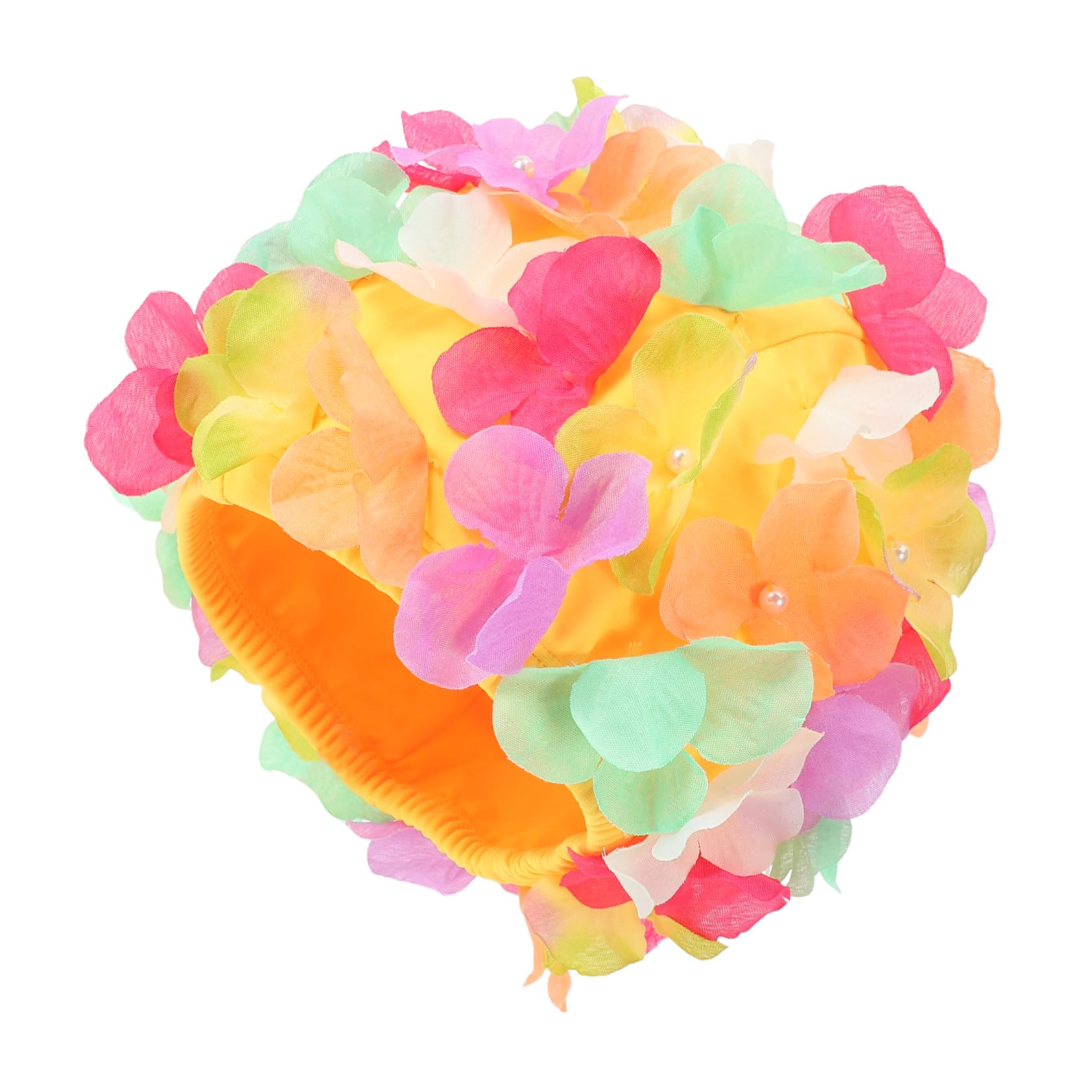 YARNOW Bonnet de Bain Bonnets de Bain Extensibles Bonnets de Bain rétro Chapeau de Natation Bonnet de Natation Bonnets de Bain pour Femmes nageant Bonnets de Bain d'été Nylon