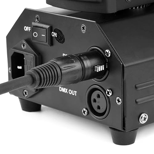 Miniatura 5 de (3.3 ft) DMX Stage Light Cable, DJ XLR Cable, SinLoon hembra XLR de 3 pines a conector XLR DMX macho de 5 pines para luz de cabeza móvil con entrada