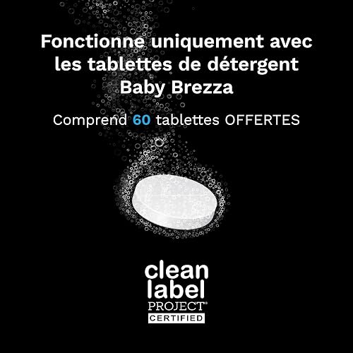 Baby Brezza - Lave-biberons Bottle Washer Pro nettoyage cliniquement prouvé | Lave, stérilise et sèche biberons et les pièces de tire-lait. Remplace efficacement lavage manuel avec goupillons, égouttoirs - 10