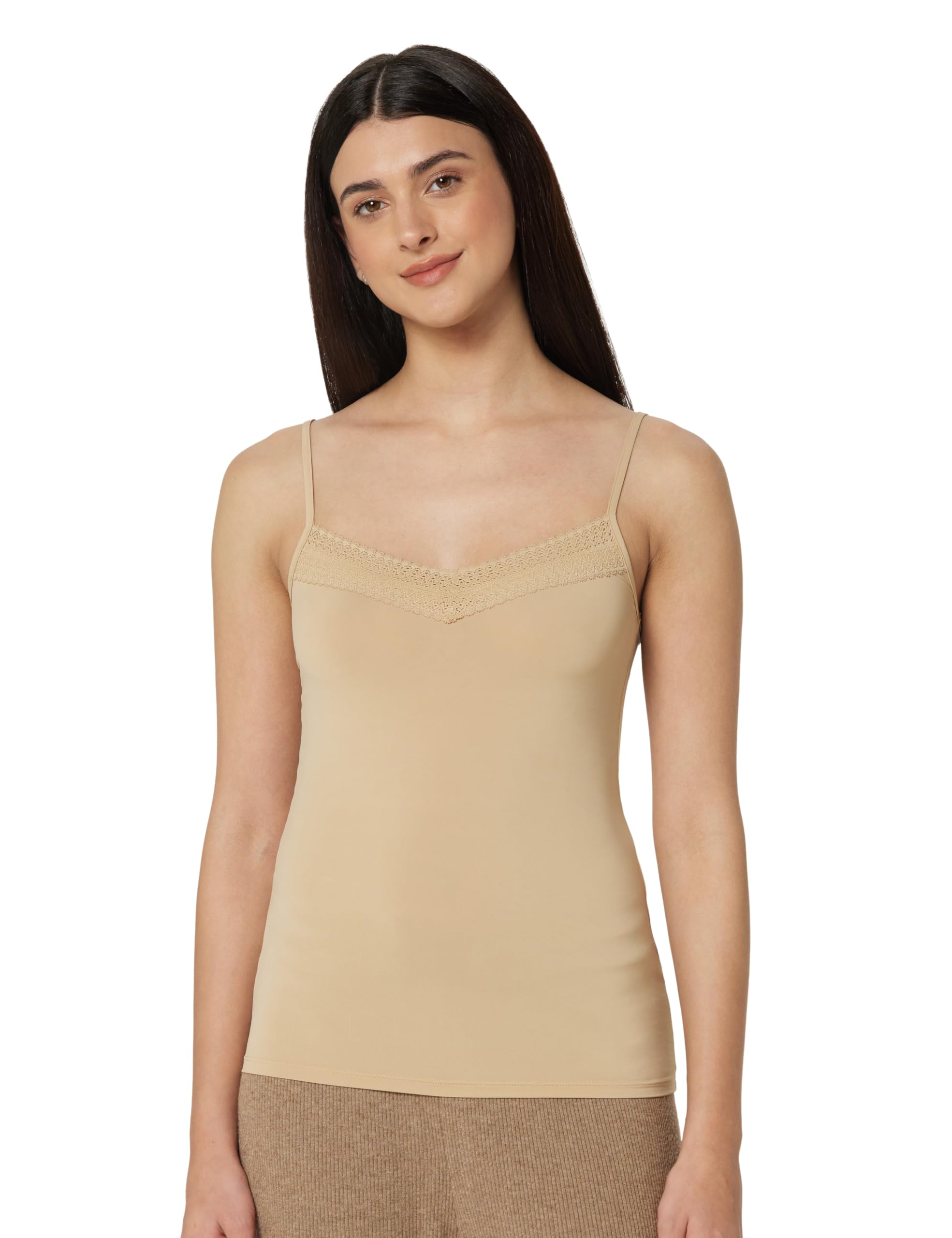 marks & spencer Women's Nylon Regular Fit Cami Top-picture-37