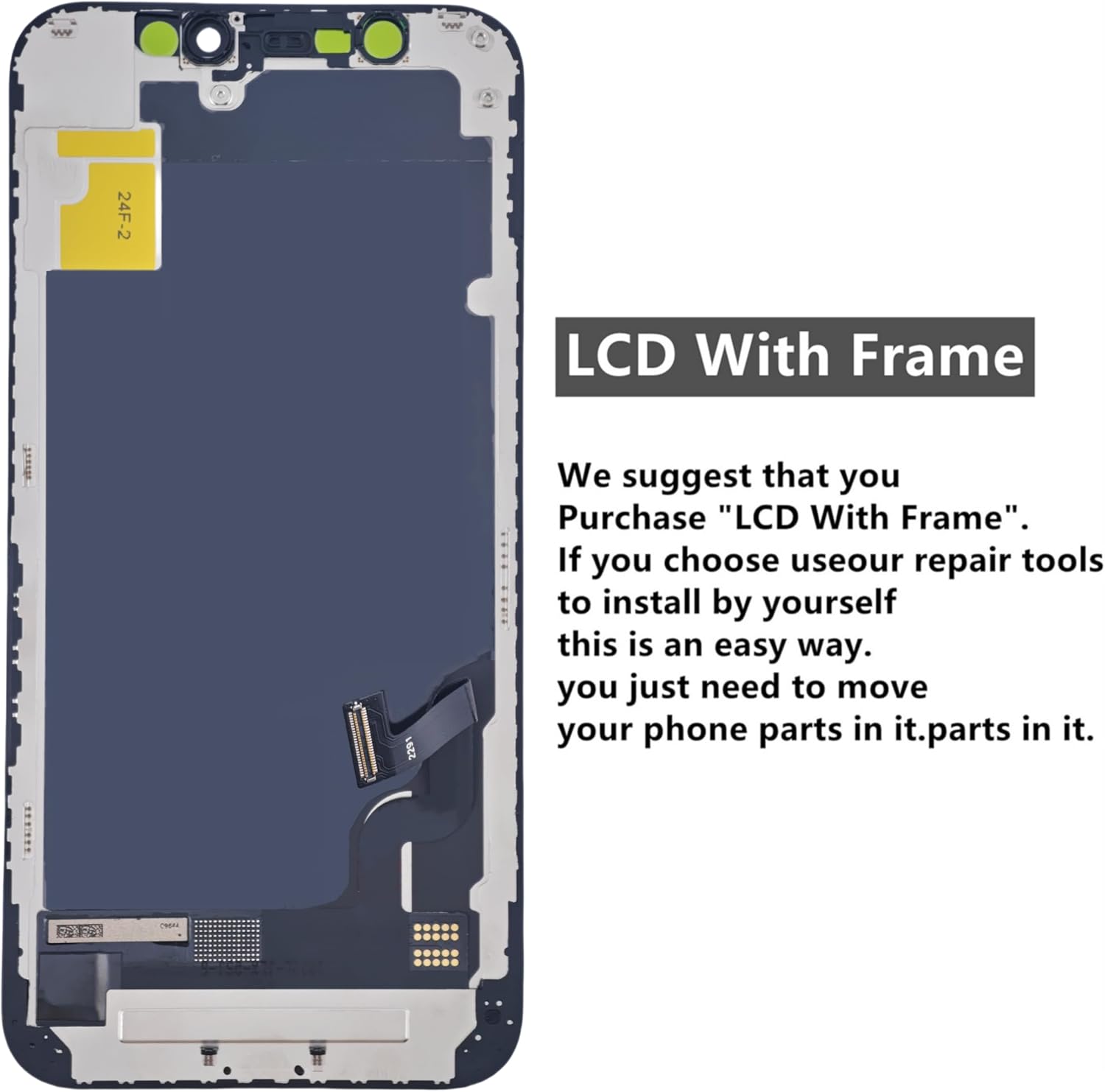 for iPhone 12 Mini Screen Replacement for iPhone 12Mini Screen Replacement kit for iPhone 12 Mini A2176 A2398 A2399 A2400 LCD Display digitizer Touch Screen Assembly with Repair Tools