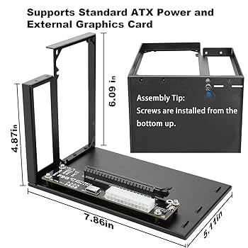 egpu box oculink 接続 Amazon.com: PCIe 4.0 x4 64Gbps Compatible eGPU DOCK, with