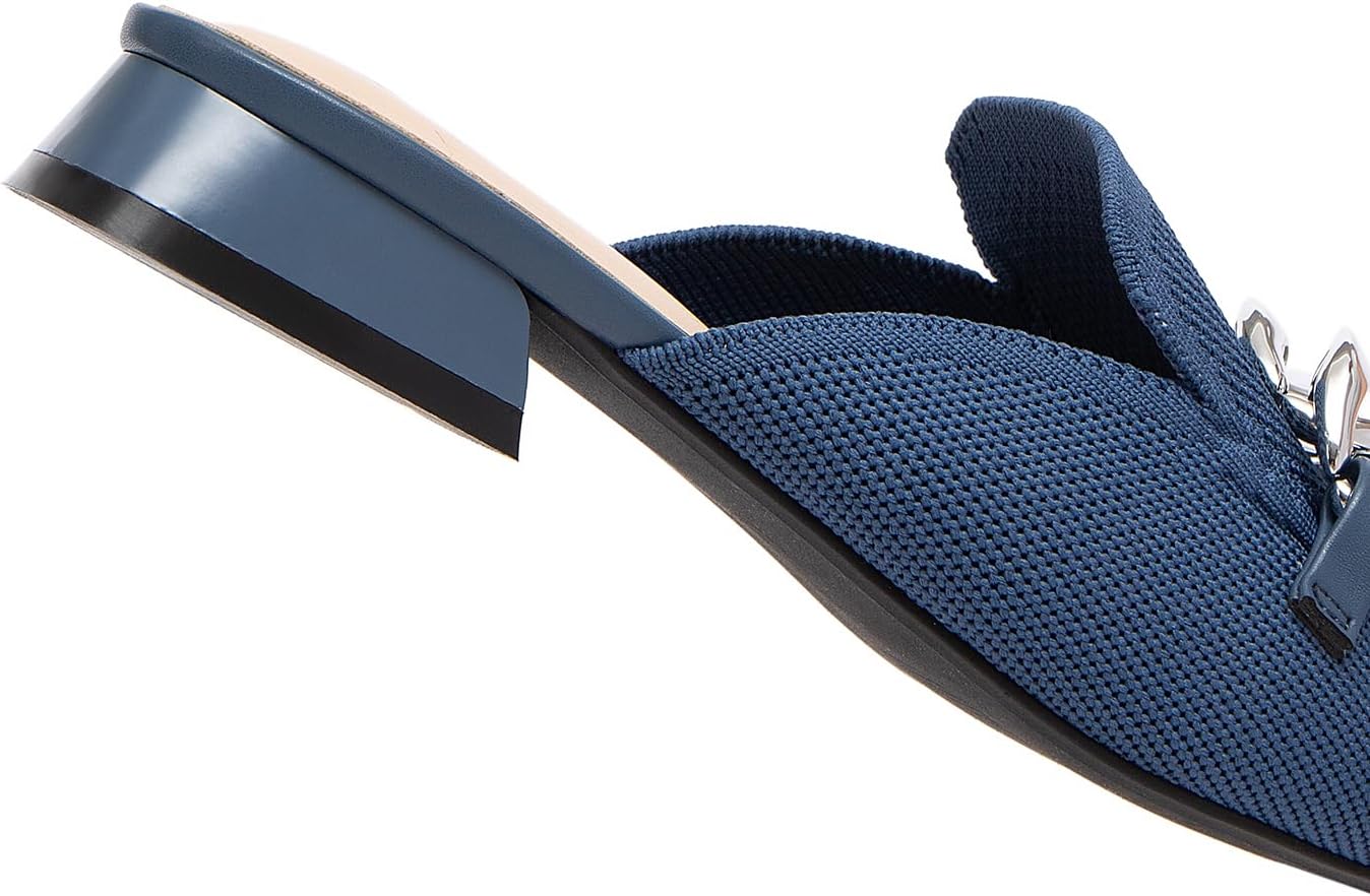 NEWBELLA Women's Flat Pointed Toe Mules - Slip-On Commuter Shoes for Walking, Breathable Office Loafers, Minimalist Casual Slides - Image 6