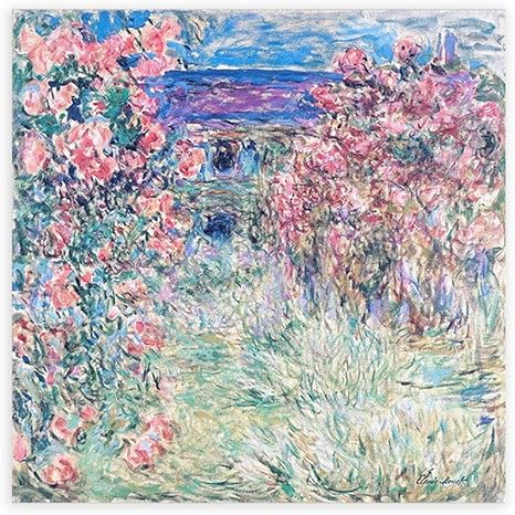 Amazon ピンク花ブッシュポスターclaude Monet有名な壁アートパネル印象派花写真クラシック風景キャンバス絵画インテリア風景版画リビング ルーム部屋装飾画 ウォールステッカー オンライン通販