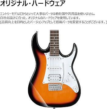 Amazon Gio Ibanez アクセサリーセット付き初心者向けエレキギターセット トライ フェイド バースト Grx40 Tfb エレキギターセット 楽器 音響機器