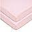 TL Care 2 Pack 100% Natural Cotton Fitted Pack and Play Sheets 39 x 27 - Soft & Breathable Pack N Play Sheets for Playard & Mini Crib Mattress, Pink, for Boys & Girls