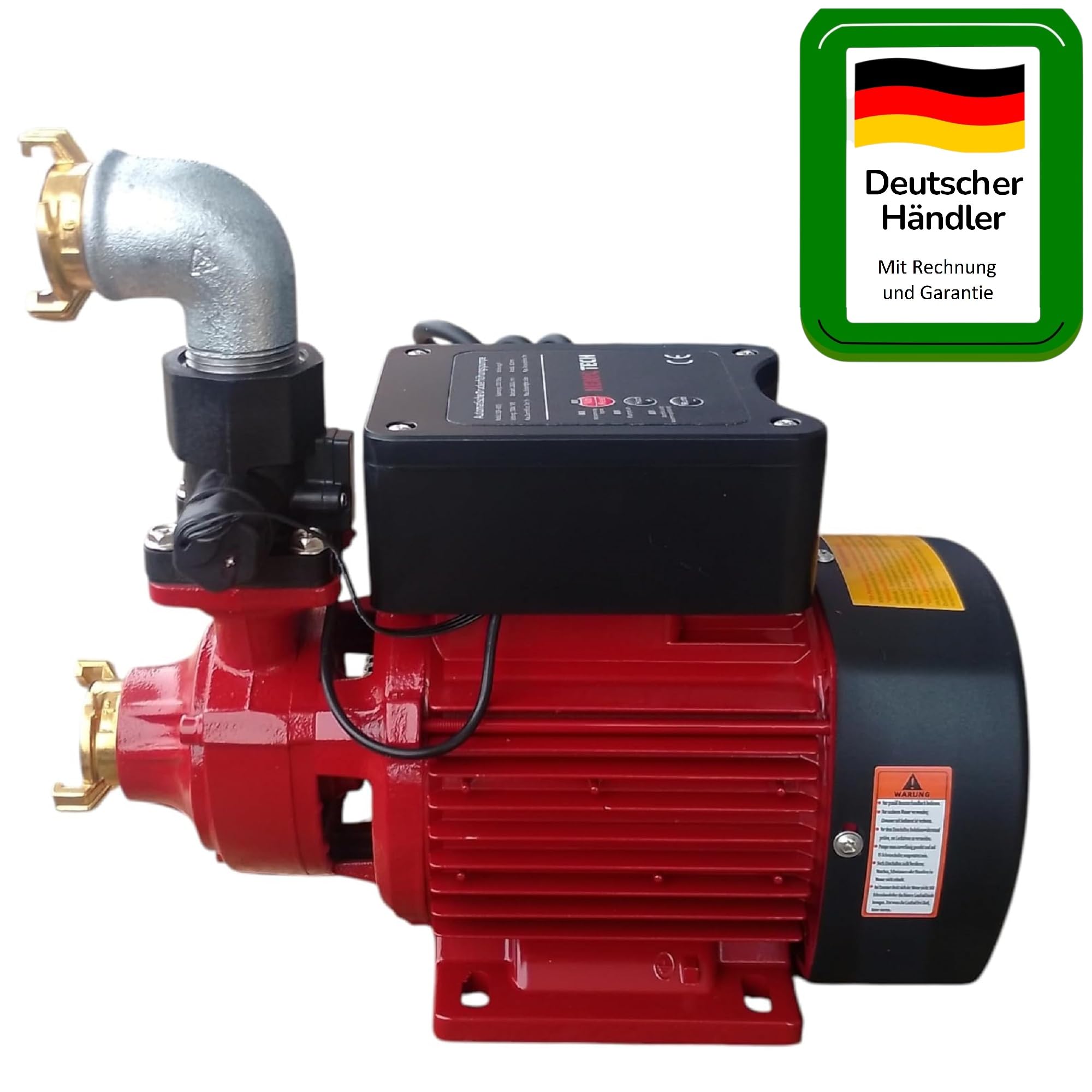 Intelligente Automatische Druckerhöhungspumpe SQB80-750 Watt - 3000 L/h 6,5 bar z.B. für PFT G4/G5, VR6, Putzmeister