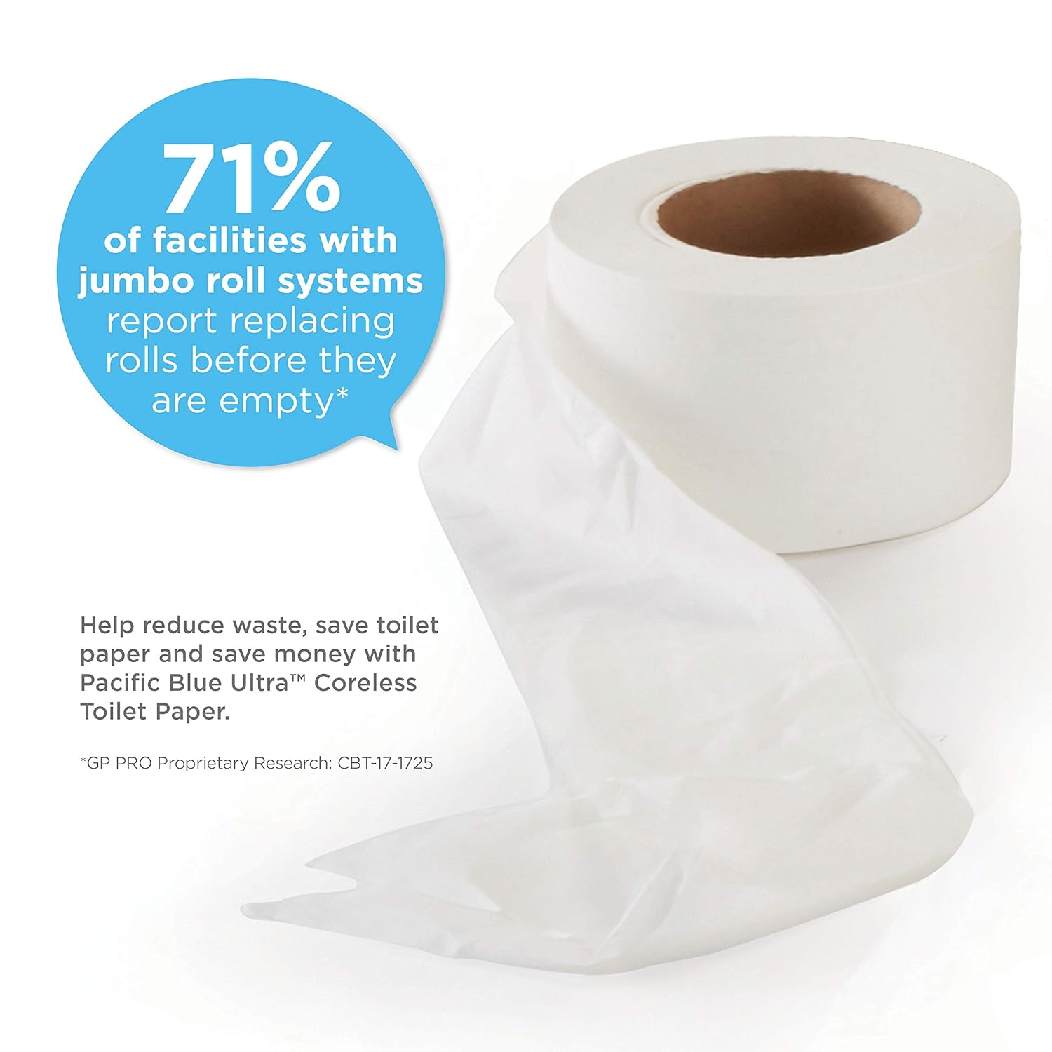 Pacific Blue Ultra 4 Roll Toilet Paper Dispener by GP PRO (Georgia-Pacific), Smoke, 56602, 17.20" W x 5.50" D x 16.00" H