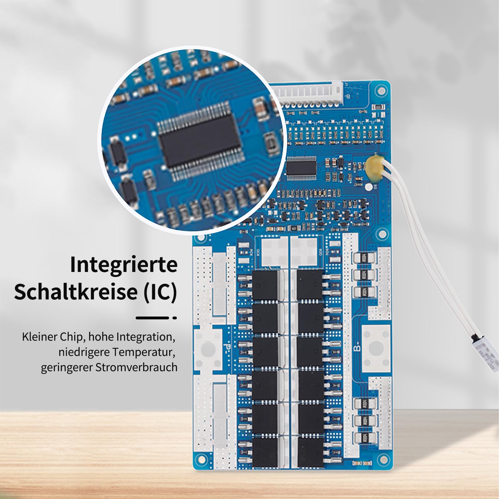 BMS 15S 54V 30A Scheda di protezione PCB al litio con bilanciamento e NTC, connettore comune, dieci funzioni di protezione