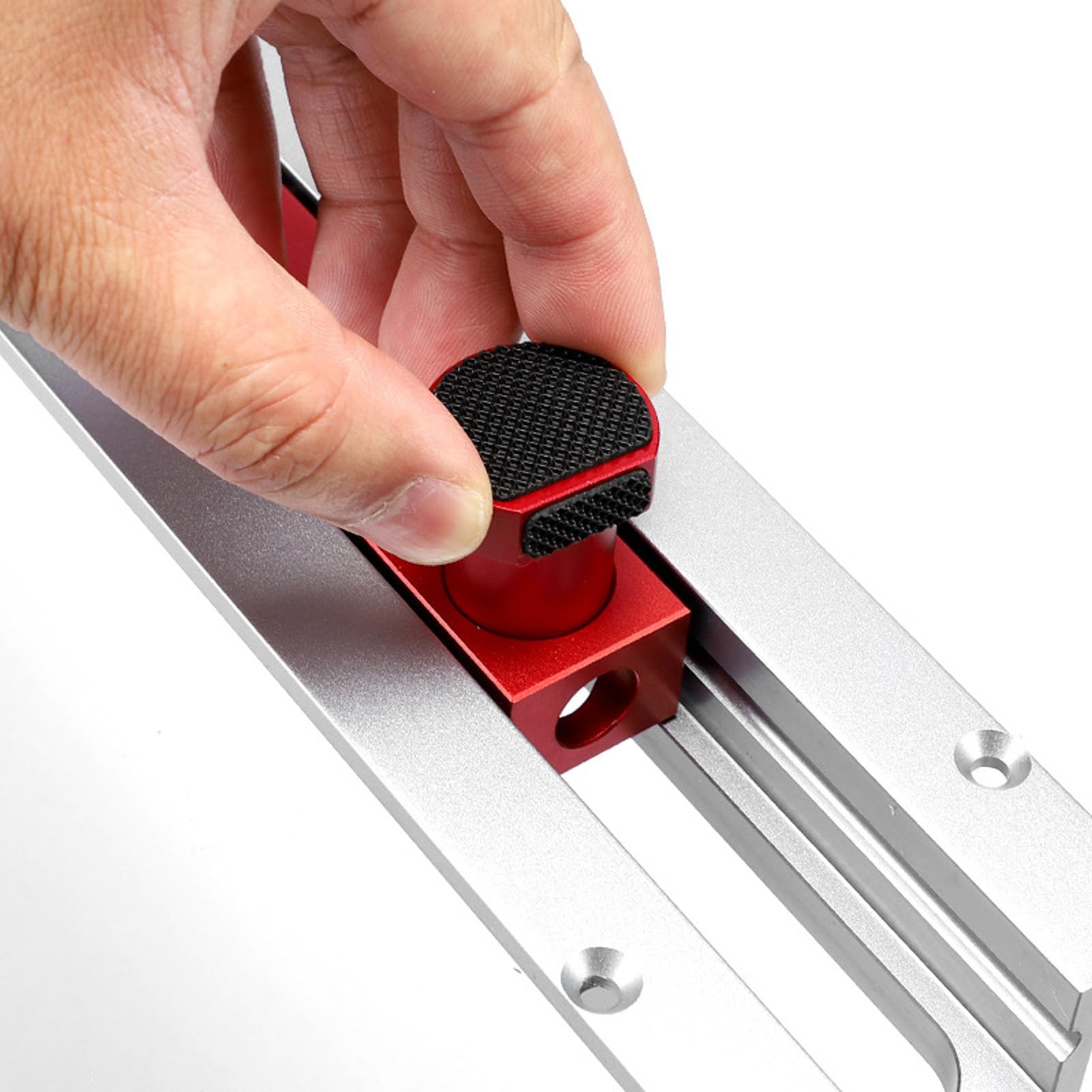 Morsa da banco per falegnameria, corsa 0-110 mm, volantino