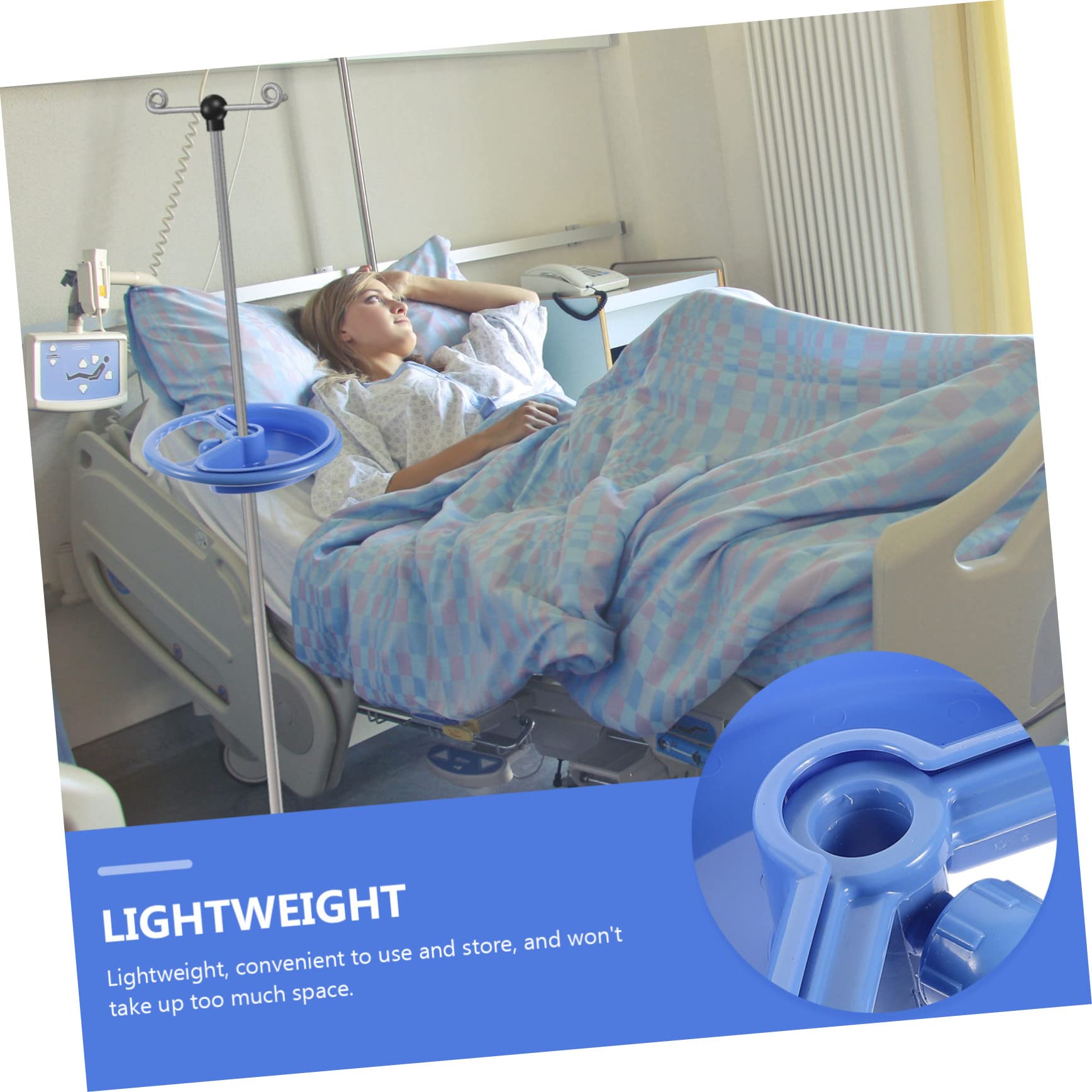 Healvian Infusionsständer Zubehör Plastikteller 10.24 Zoll Lagerablage Für Tropfständer Klinik Und Krankenhaus Infusionsunterstützungszubehör