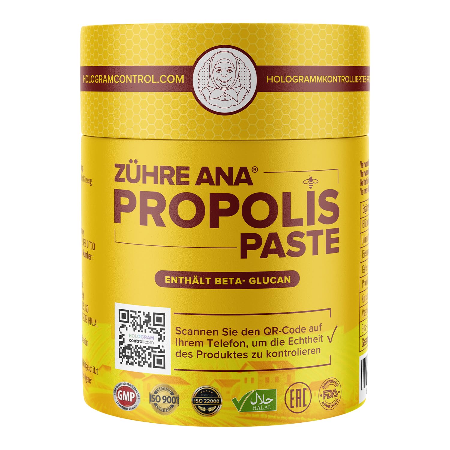 Zühre Ana Propolis Macunu - Beta Glukan Ve Ginseng Katkılı Hologramlı Ürün