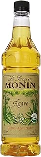 Monin - Organic Agave Syrup, Sweet and Full Flavor, Great for Any Bevera...