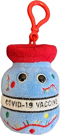 GIANT MICROBES COVID-19 Vaccine Plush Keychain