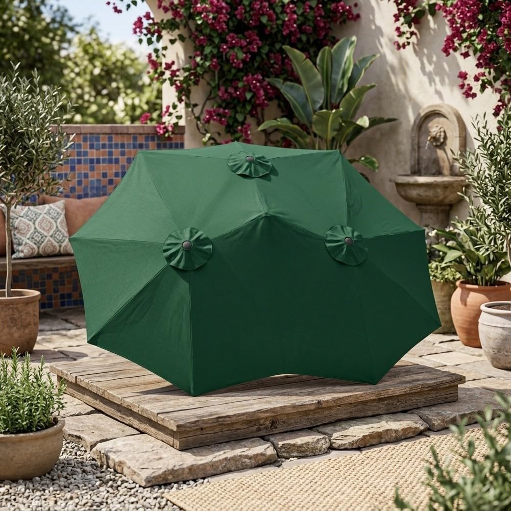 Parapluie imperméable à trois plis de 2,7 m