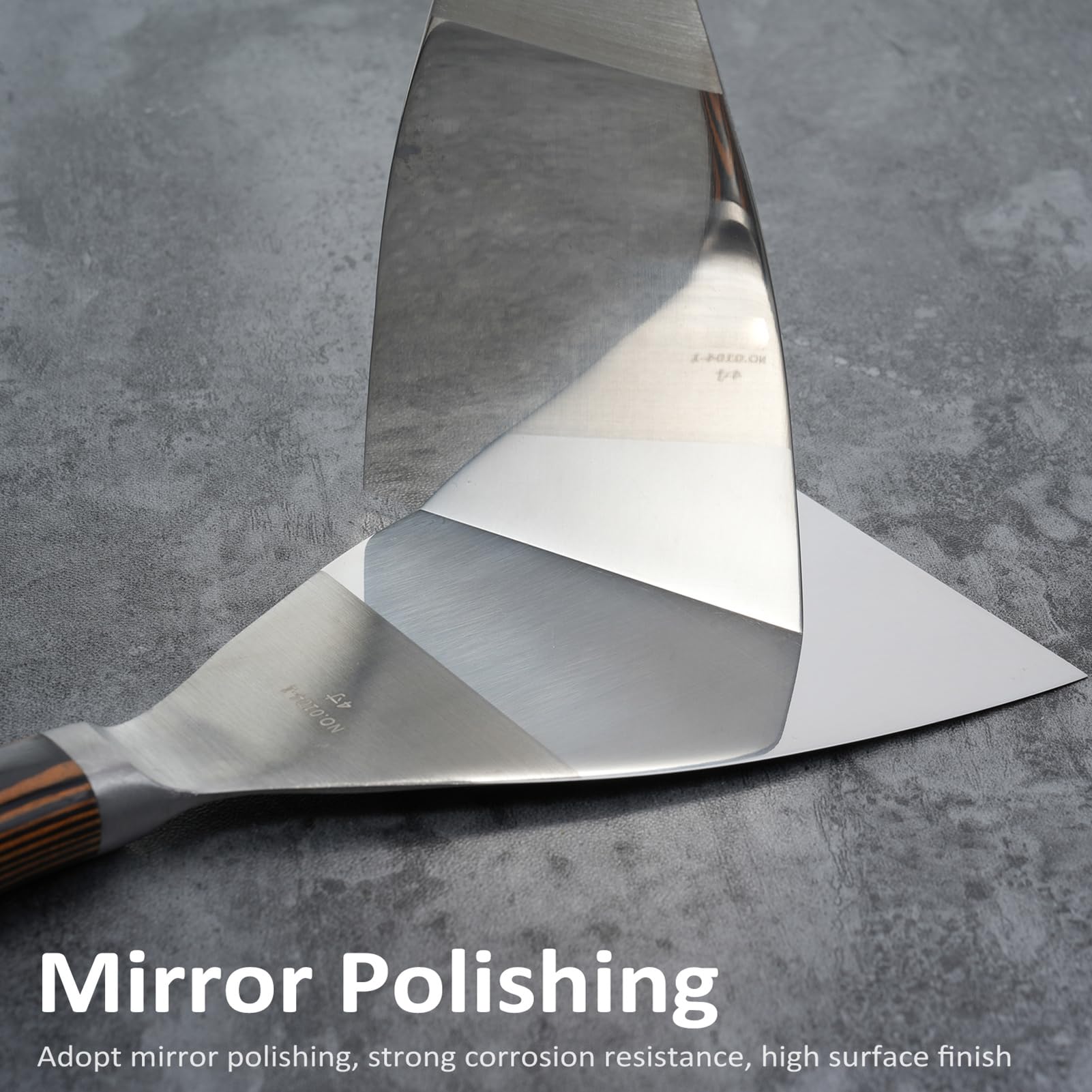 PENGGONG Set di spatola e raschietto da 4 pezzi in acciaio inossidabile - Lame da 1 pollice, 2 pollici, 3 pollici e 4 pollici con manici in legno e custodia Oxford - Strumenti per