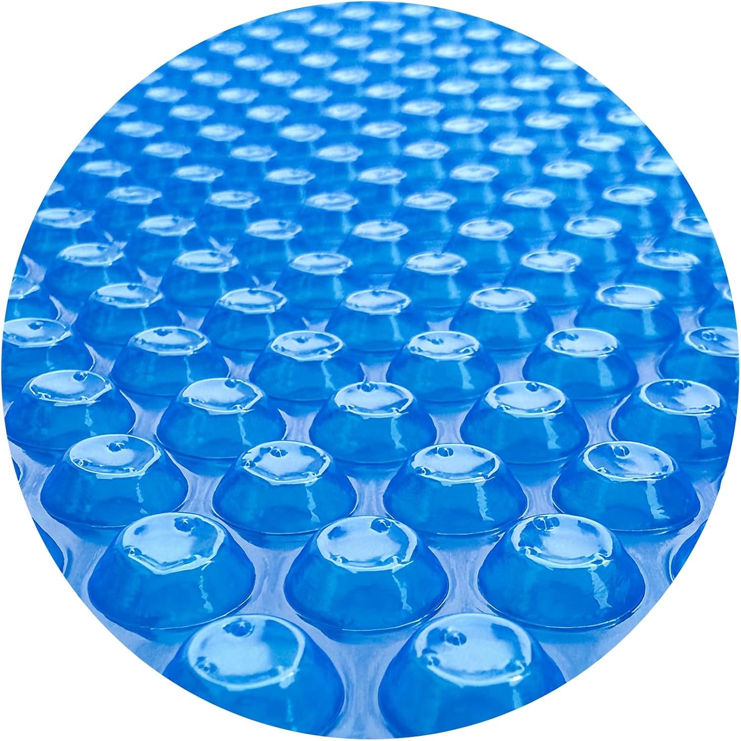 Solar Pool Cover 18 Foot Round, 10Mil Blue Bubble Pool Blanket for Inground & Above-Ground Pools | Solar Heating Cover | UV-Resistant & Energy Efficient 18 ft Round