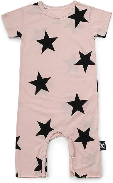 Amazon Com Nununu Baby Short Sleeve Playsuit A One Piece 100 Cotton Infant Romper Coverall For Baby Girls And Baby Boys Clothing Shoes Jewelry