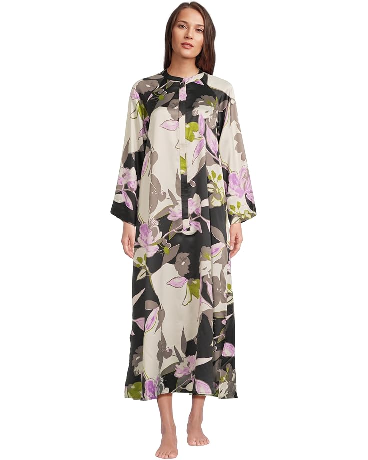 Natori Tsubaki Mandarin Zip Caftan - Main View