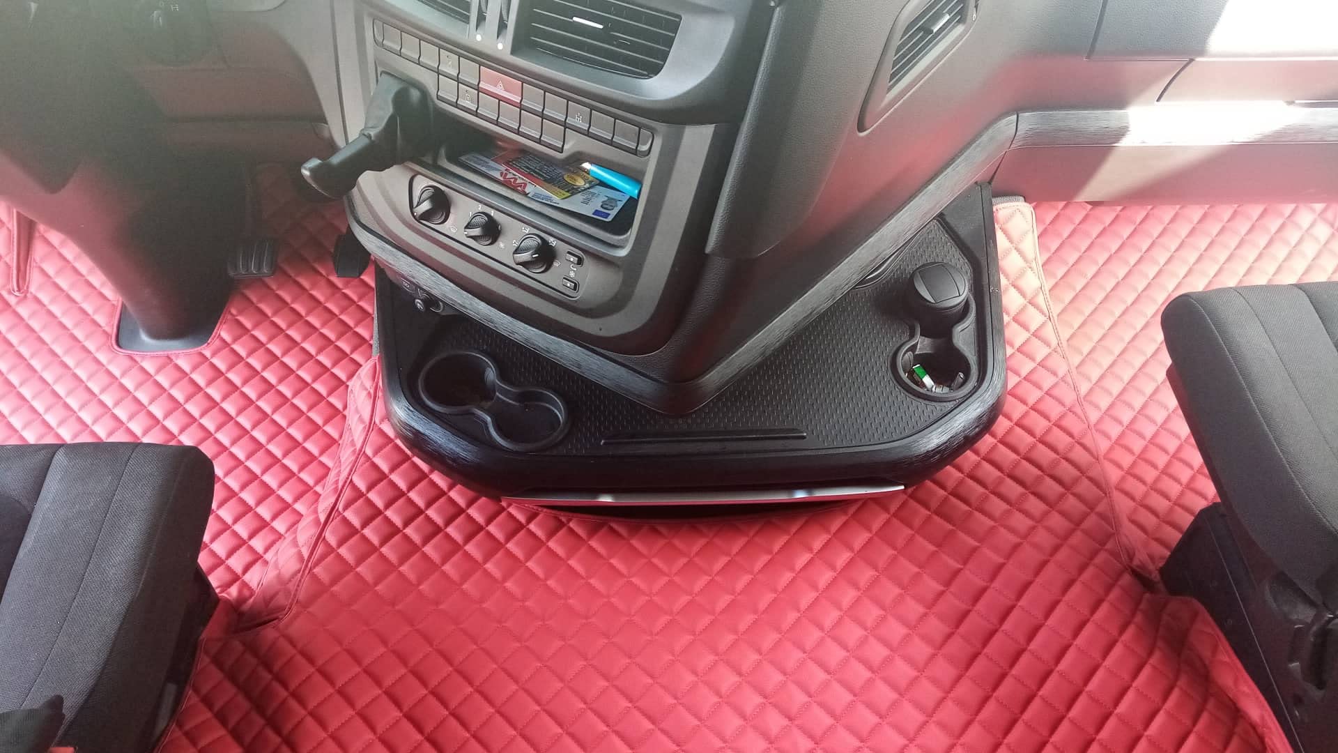 Camion Tappetini Copertura Del Traforo Beige Adatto A per Iveco S-WAY