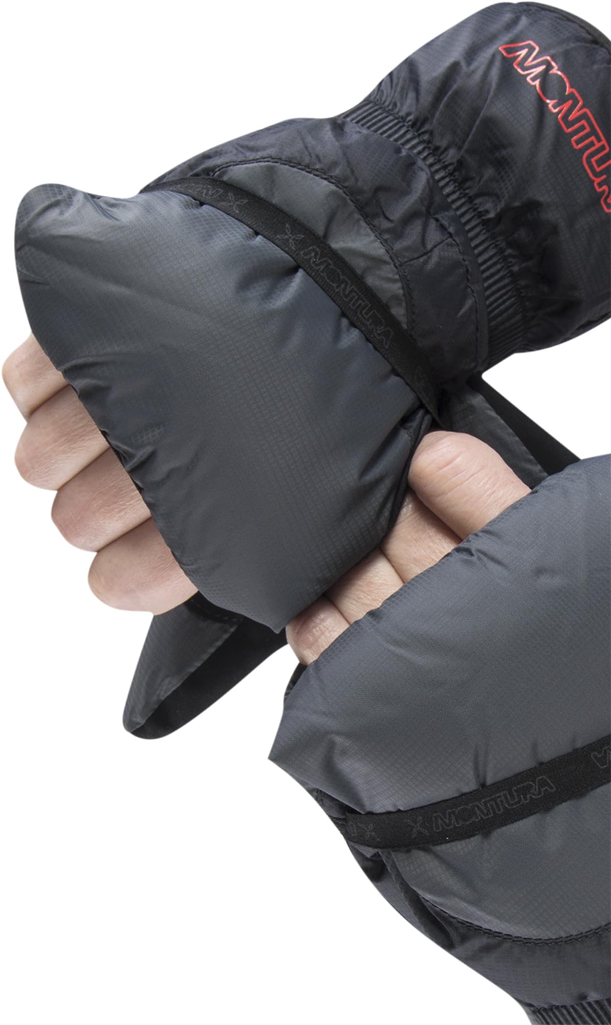 MONTURA FINGER-OUT MITTEN GUANTO UNISEX A MOFFOLA IN PRIMALOFT - NERO