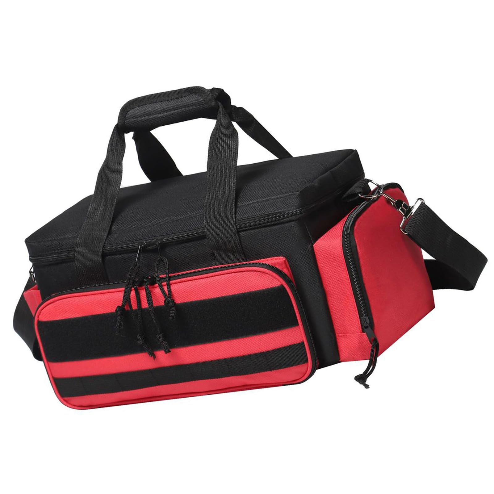 Nylon Tool Storage Bag Spacious Interior Reinforced Construction Comfortable Carry Handle for Contractors Portable Bag