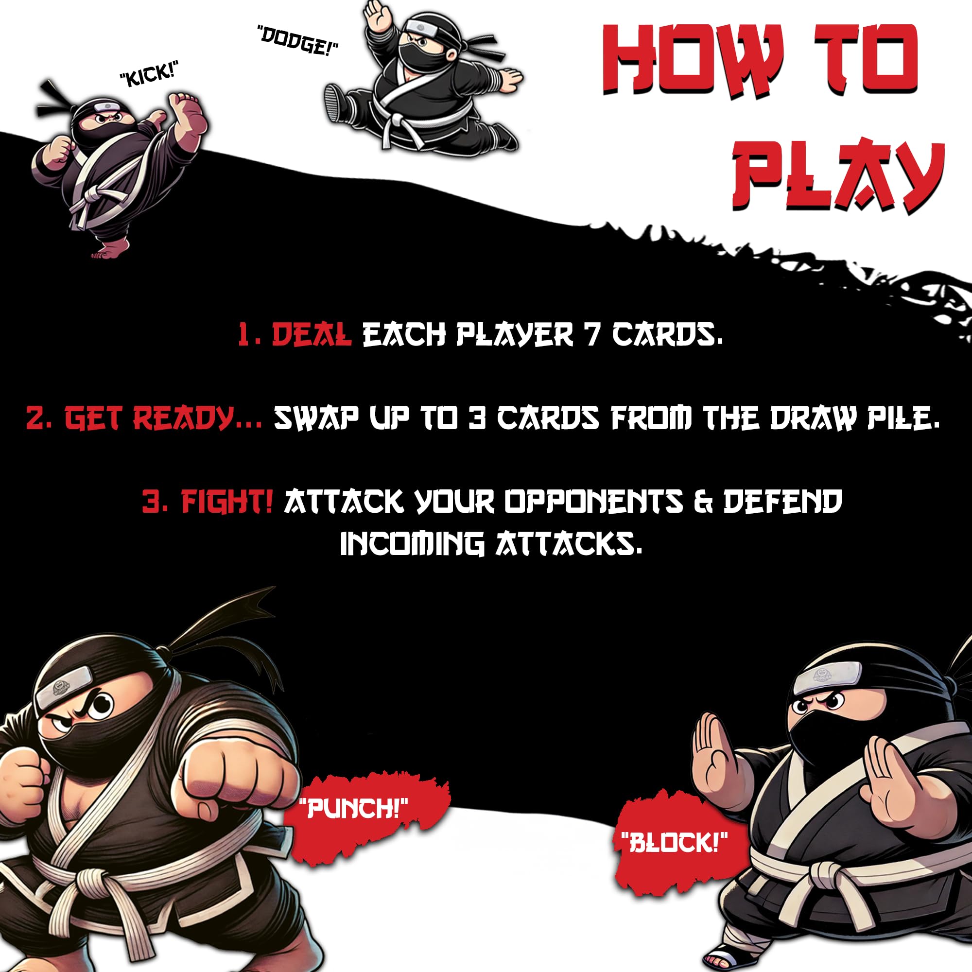Worgan Games Punchy Kicky - The Silly Fighting Card Game, Multicolor - Image 4